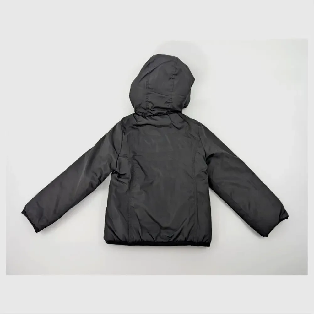 Atlantis Weathergear Puffer‎ Jacket Girl 5/6 Metallic Gold Tone Black Reversible